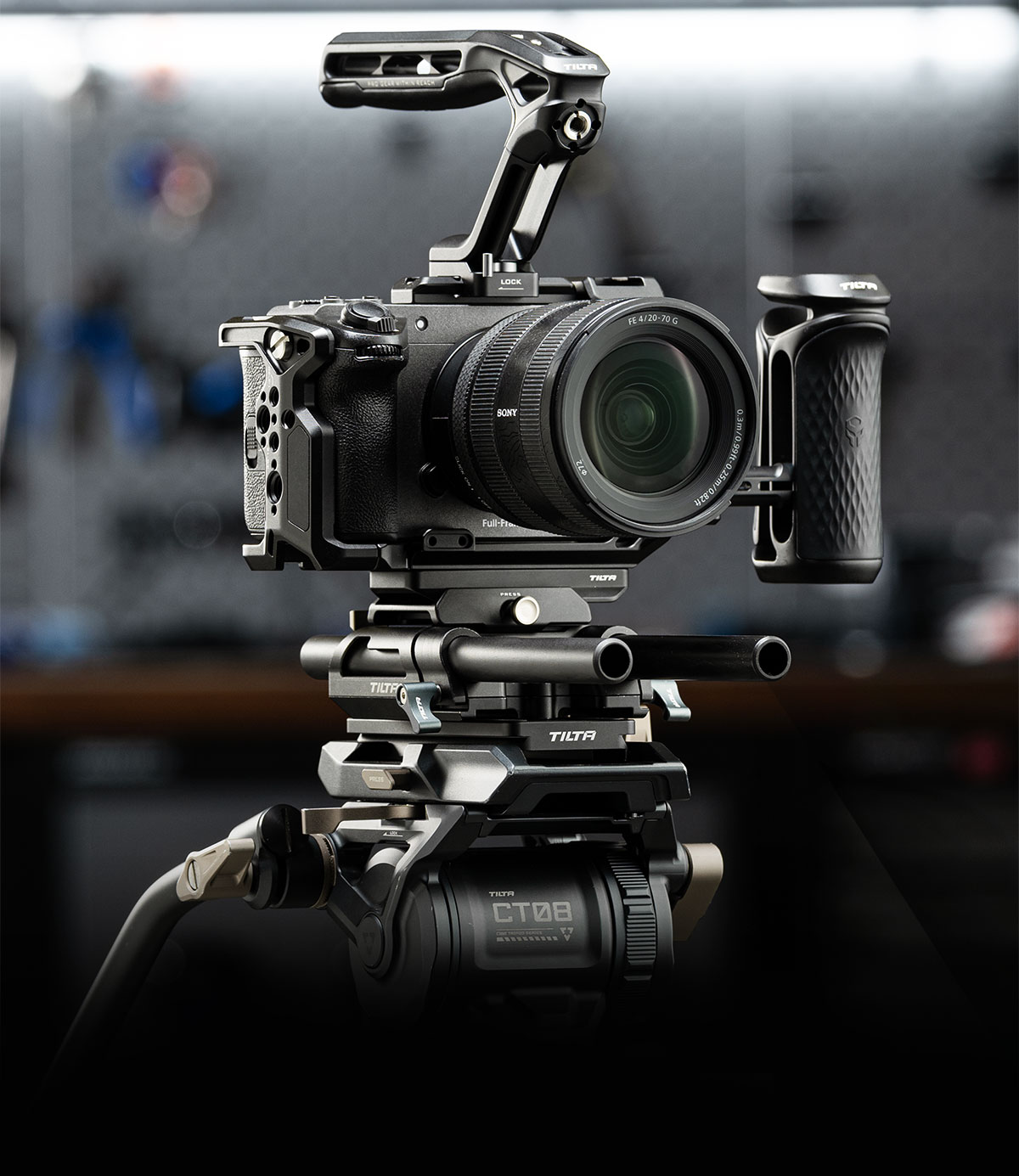 Tilta TA-T108-A-B Sony FX5 相機套籠 Base Kit (Black) 圖文描述 02