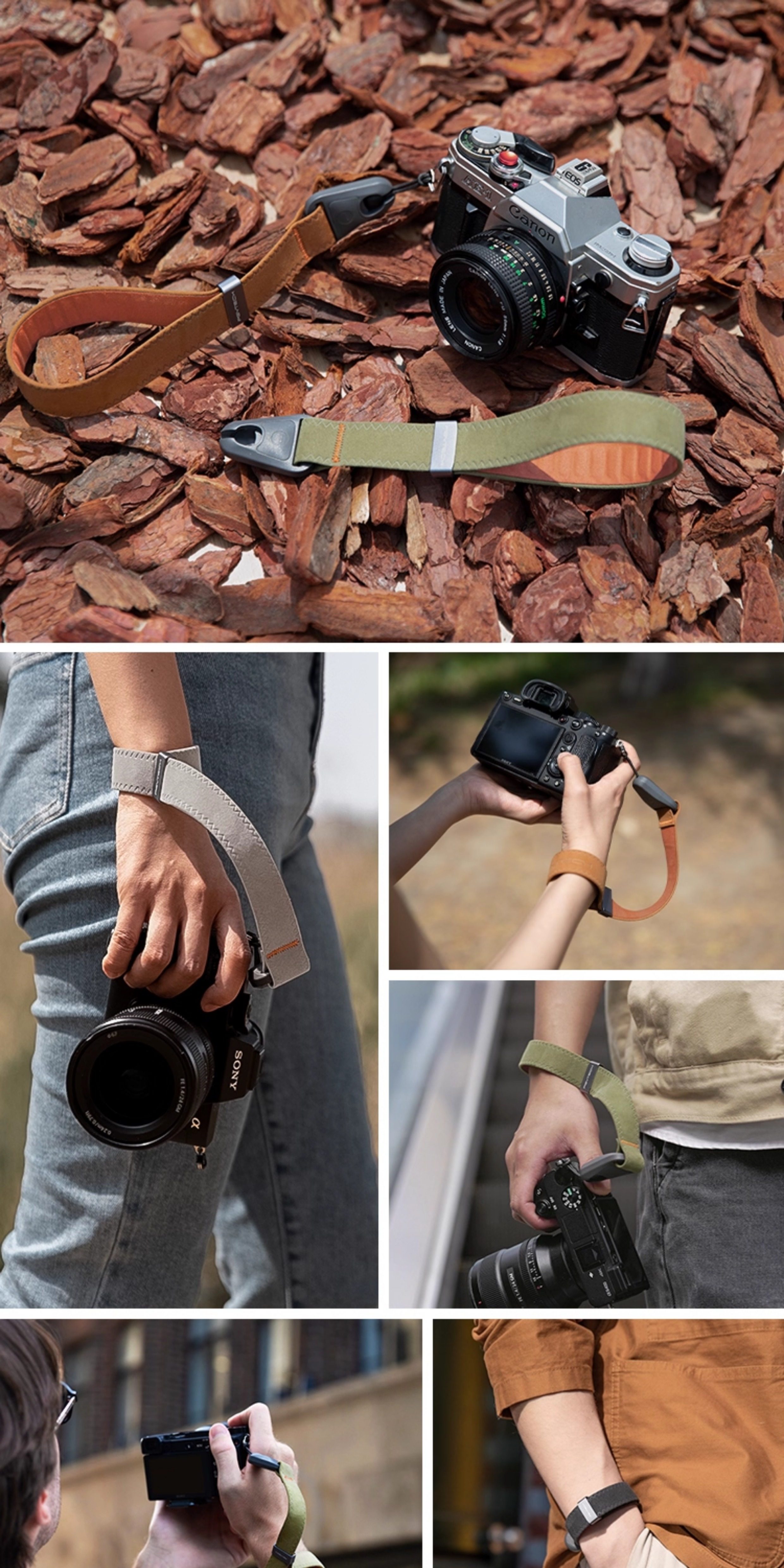 PGYTECH Camera Wrist Strap Standard 深灰色 圖文描述 14