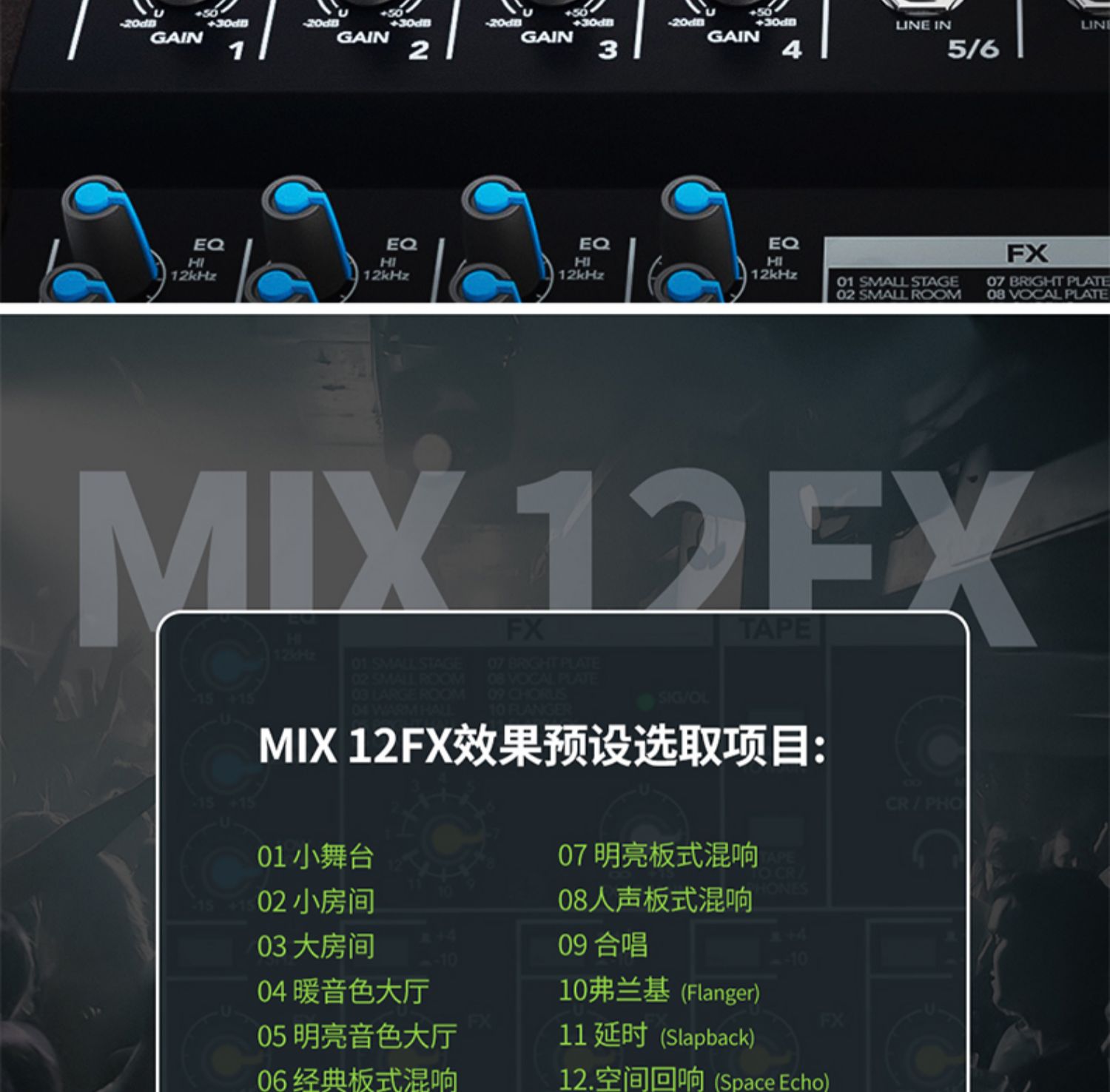 Mackie MIX5 5-CH Compact Mixer 圖文描述 06
