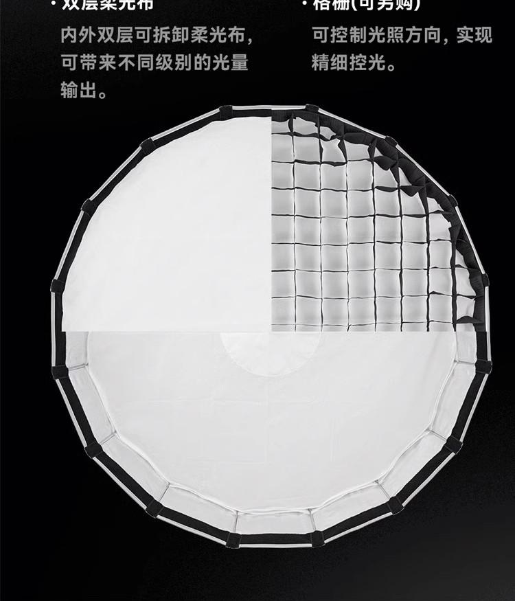 Godox 神牛 S120T 120cm Quick Release Umbrella Softbox 傘式快開柔光箱 圖文描述 08