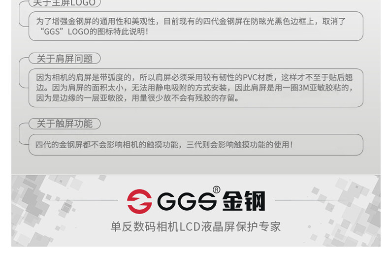 Sony A74 GGS 相機 LCD 屏幕保護貼圖文介紹 14