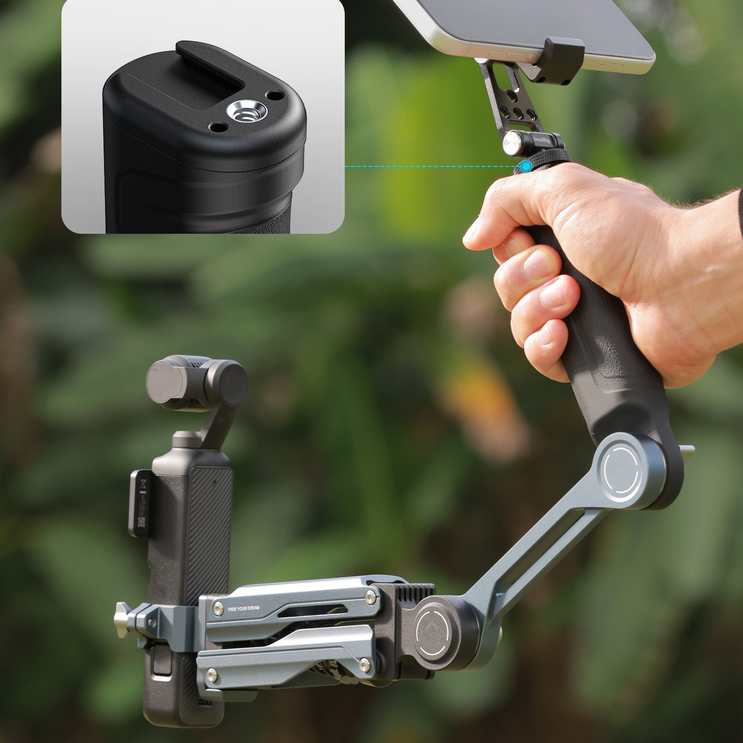 SmallRig 5508 Handheld Shock Absorber Arm for Action Cameras 手持減震臂 圖文描述 11