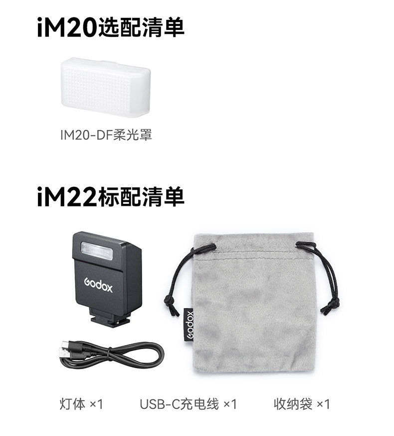 Godox 神牛 IM22 WHITE Camera Flash 機頂閃光燈 (白色) 圖文描述 12