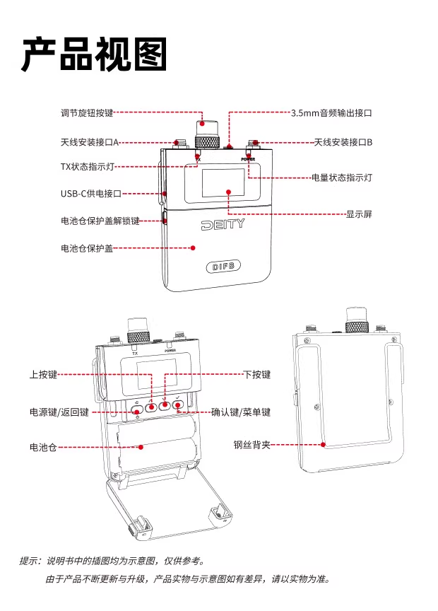 Deity THEOS DIFB Digital IFB Kit 1Tx+3Rx 圖文描述 17