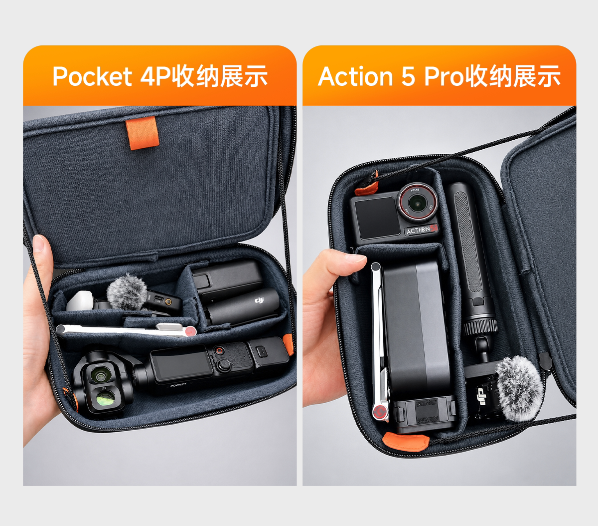 Tilta 鐵頭 TA-ACCC-B Universal Carrying Case for Action Cameras 運動相機通用收納盒 (黑色) 圖文描述 05