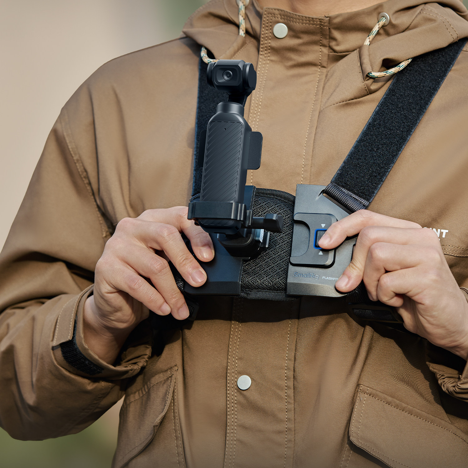 SmallRig 6050 Quick Release Chest Strap Mount for DJI Osmo Pocket 4 / 3 快拆胸帶支架 圖文描述 06