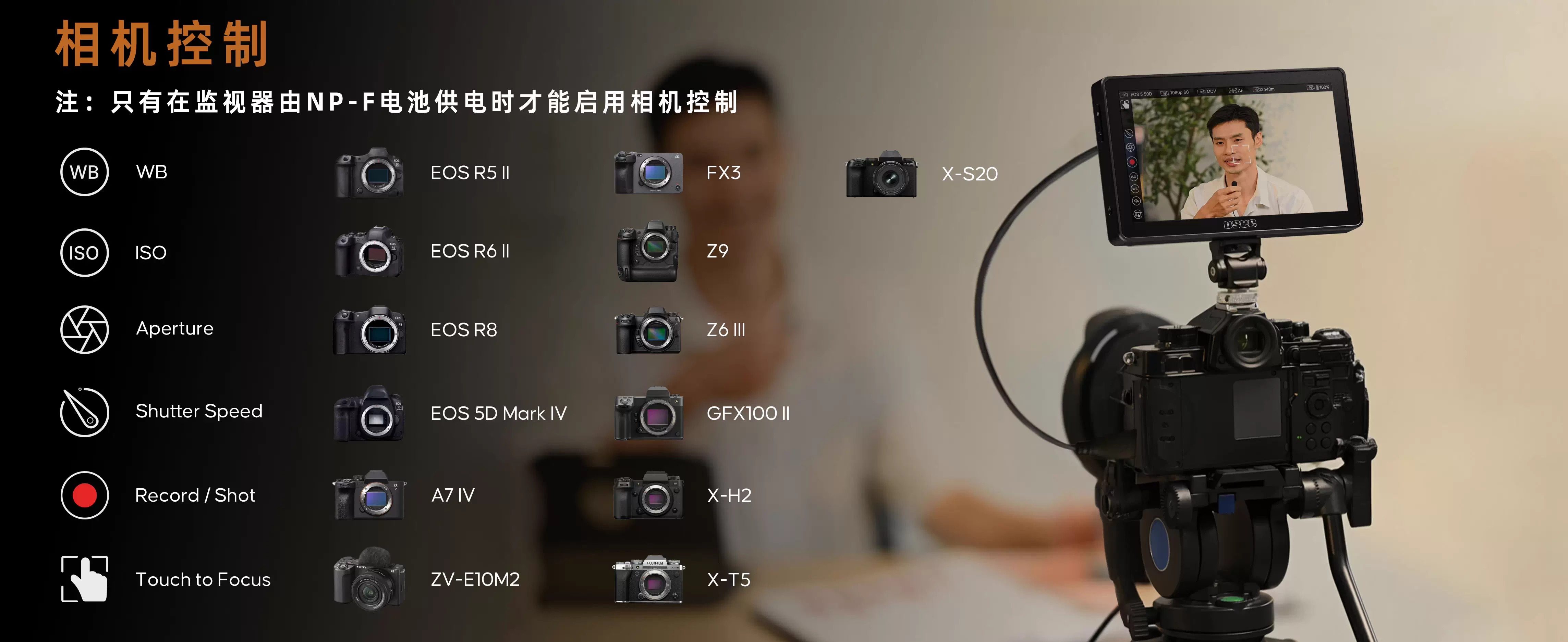 OSEE G7 Pro 7" Touchscreen HDMI/SDI Field Monitor with Camera Control 攝影監視器 圖文描述 02