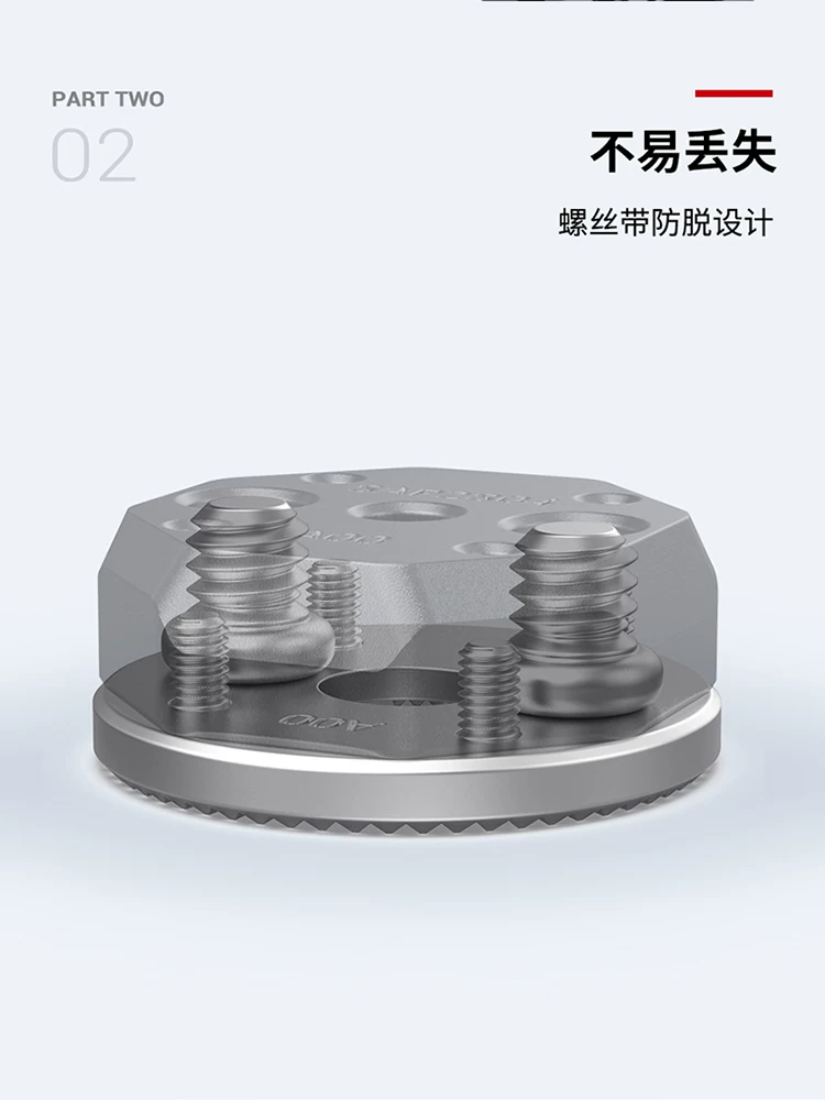 SmallRig SAP2804 Arri Standard Rosette Bolt-On Mount (M6 Thread) 齒輪座 圖文描述 05