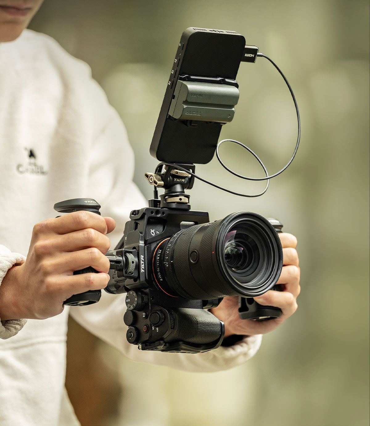 Tilta 鐵頭 TA-T100-FCC-B Full Camera Cage for Sony A7 V / A7 IV / A7R V 相機套籠 (Black) 圖文描述 08