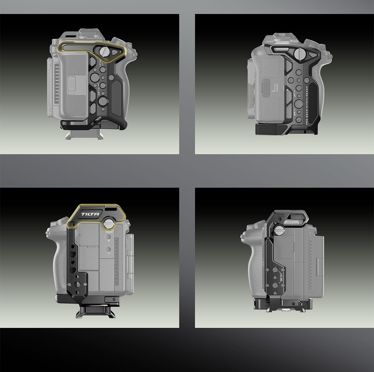 Tilta TA-T108-A-B Sony FX5 相機套籠 Base Kit (Black) 圖文描述 24