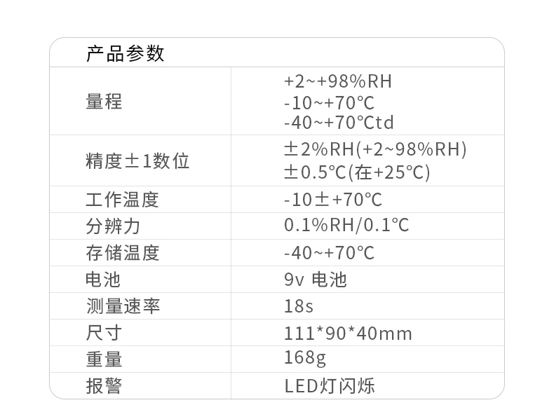 Testo 608-H1 溫濕度計圖文描述 11