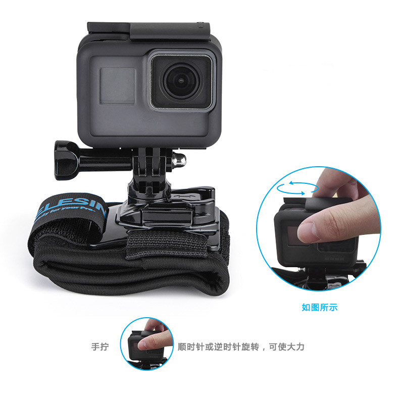 TELESIN GP-WFS-221 360° 旋轉腕帶圖文描述 18
