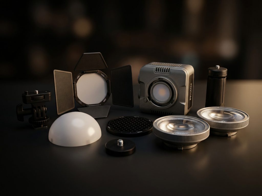 Phottix Kiran X40R 40W RGB COB LED Light Kit 補光燈套裝 圖文描述 03