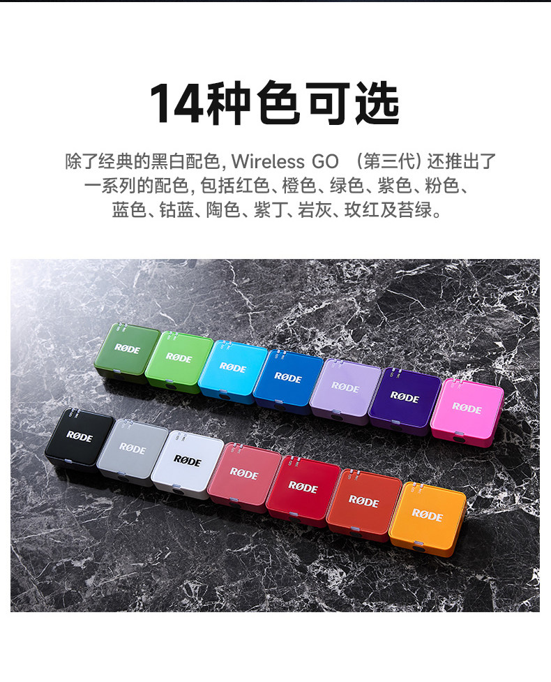 RODE Wireless GO III (Gen 3) Dual Interview Deal Kit 雙人無線採訪套裝 (黑色) 圖文描述 07