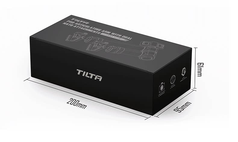 Tilta TA-PAA2-B Pro 雙球頭魔術臂 (1/4"-20) 圖文描述 09
