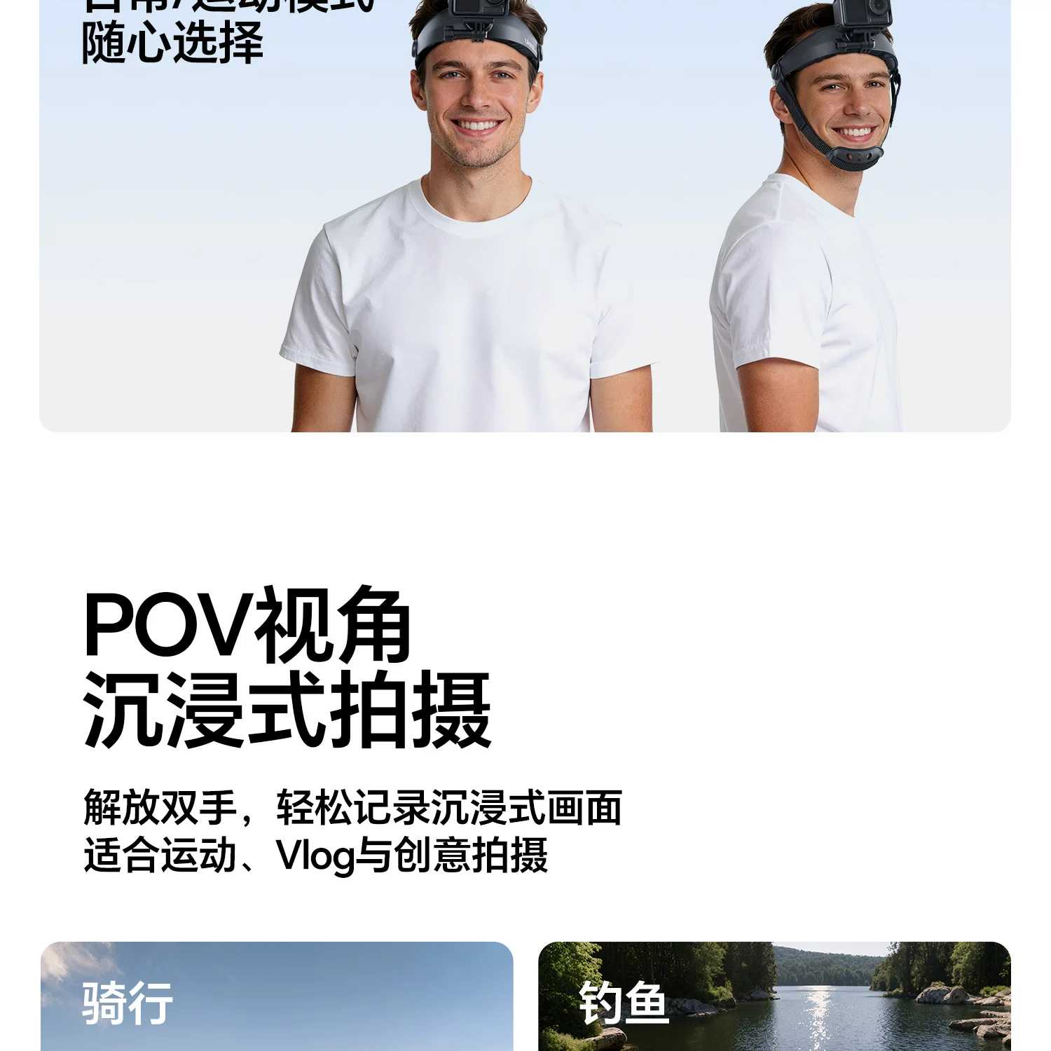 Ulanzi CM029 Head Strap Mount for Action Cameras 頭戴支架 圖文描述 04