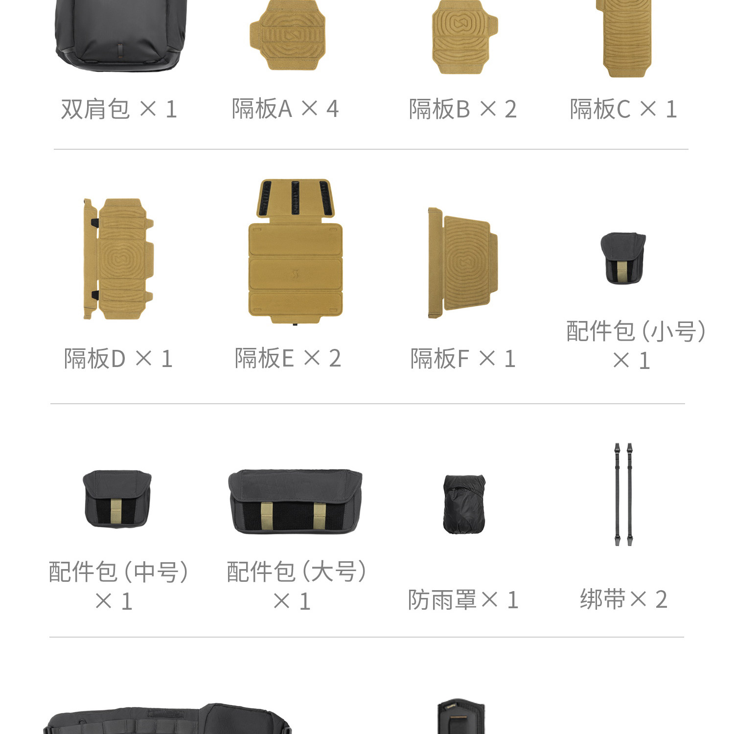 SmallRig 6521 Professional Outdoor Backpack 25L 攝影背囊 圖文描述 26