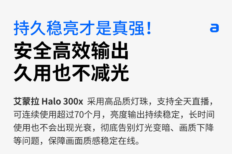 amaran Halo 300x Bi-Color LED Monolight 補光燈 圖文描述 06