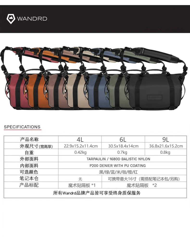 WANDRD Rogue Sling V2 圖文描述 2