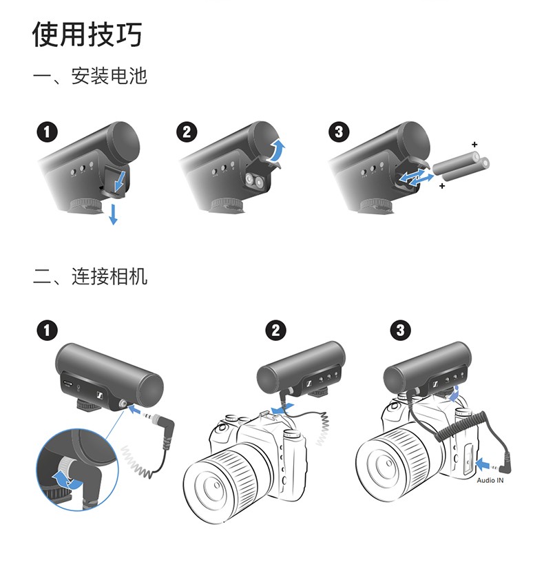 Sennheiser MKE 400 Compact On-Camera Shotgun Microphone 機頂指向性收音咪 圖文描述 16