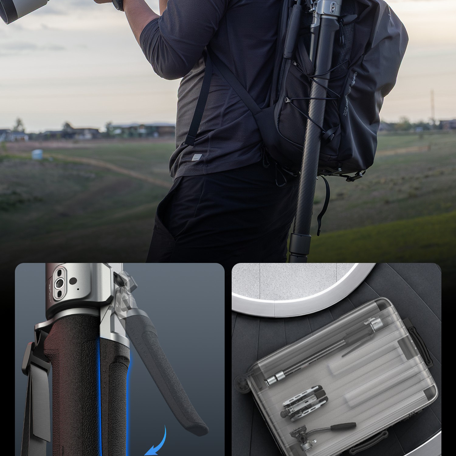 SmallRig x Potato Jet 6286 TRIBEX PRO X-Clutch Hydraulic Monopod for Video 一鍵全開液壓單腳架 圖文描述 20
