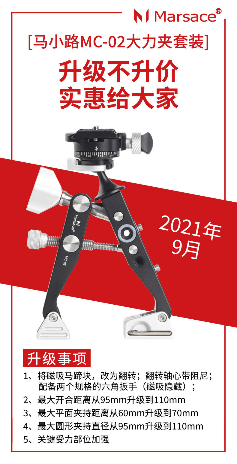 Marsace 馬小路 MC-02 Super Clamp 多用途大力夾 圖文描述 01