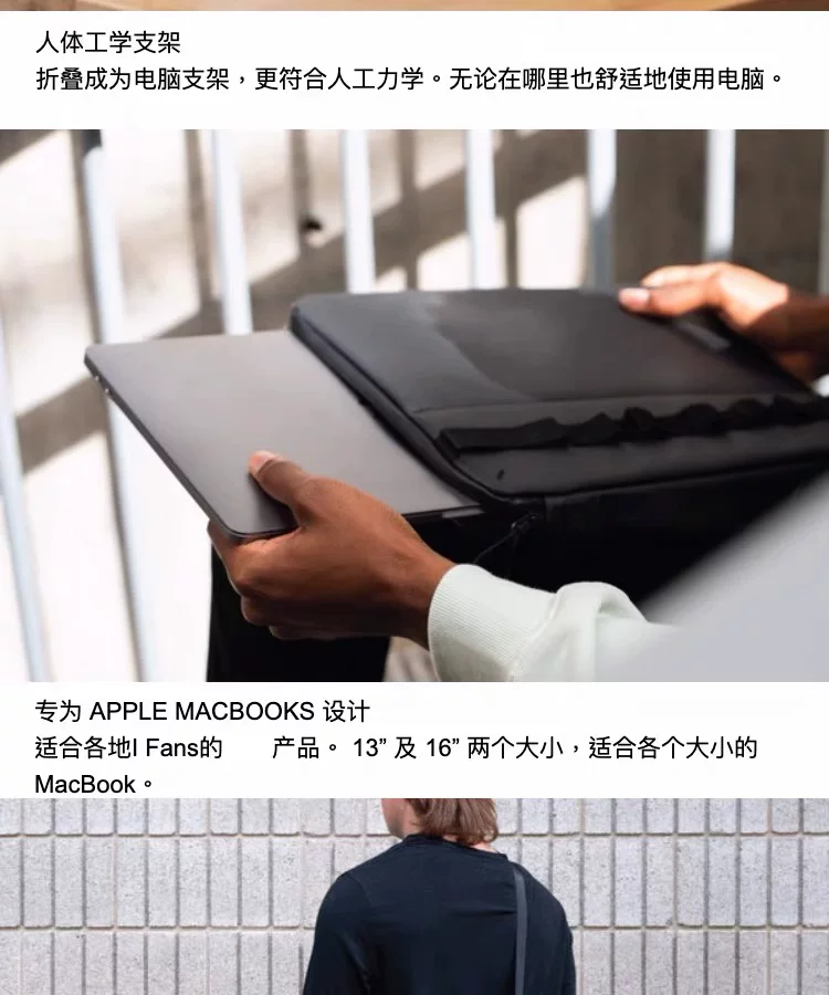 Wandrd Laptop Case 14" Black 手提電腦套 (黑色) 圖文描述 05