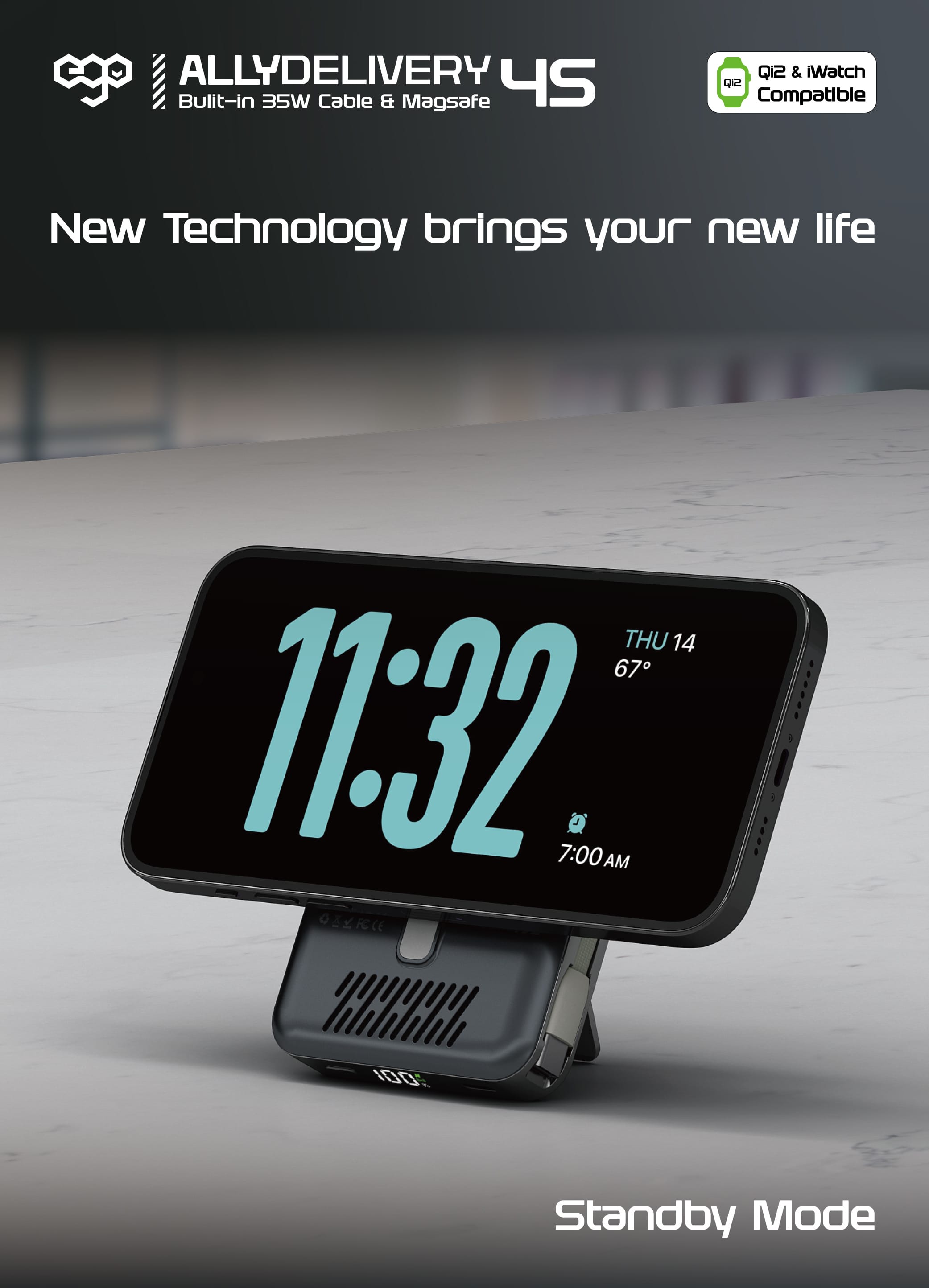 EGO AllyDelivery 4S 10000mAh 35W 6合1 外置電源 - 銀色 功能及使用說明 11
