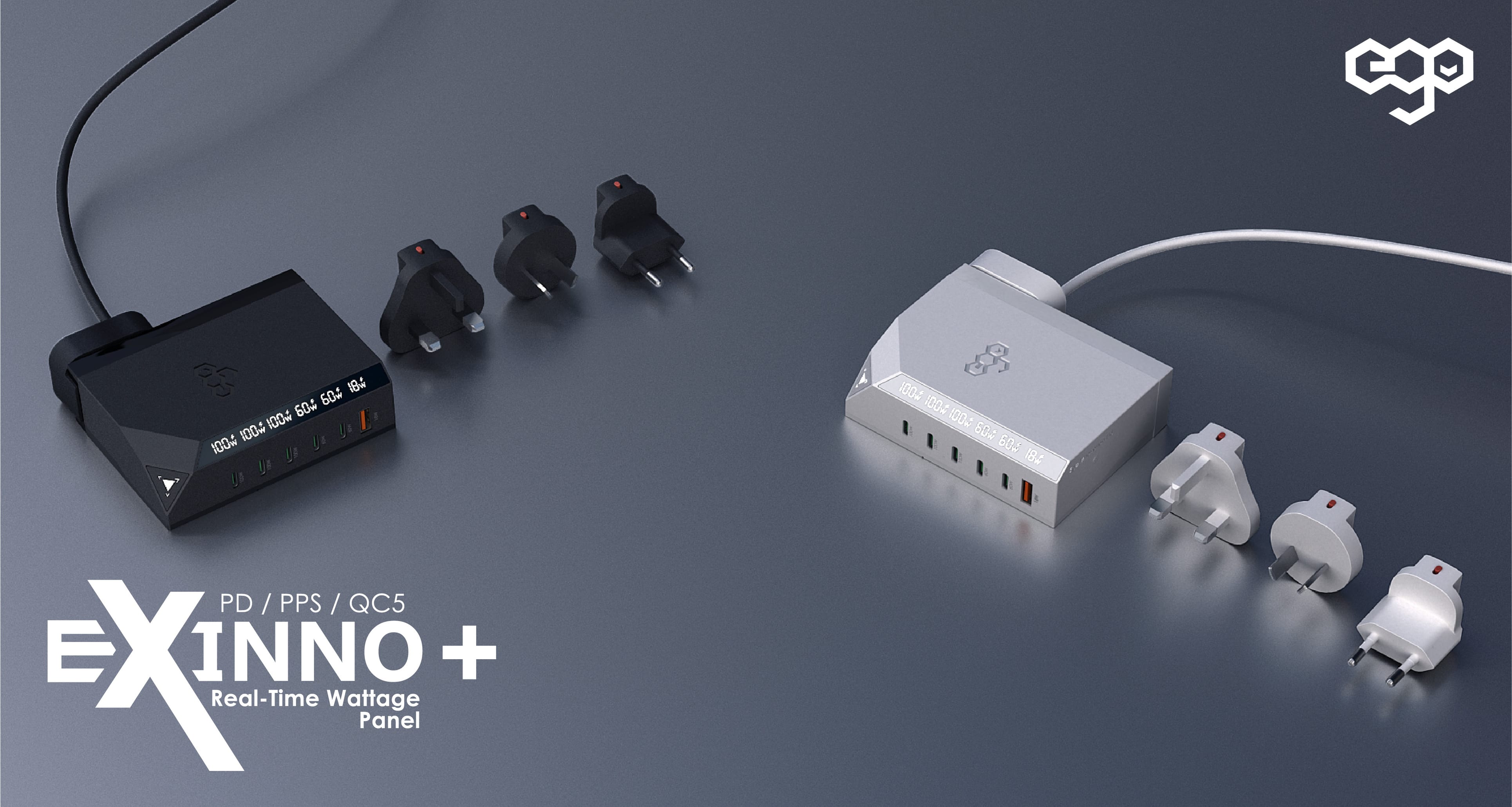 EGO Exinno+ 180W 6口 USB 充電器 - 白色 功能及使用說明 08