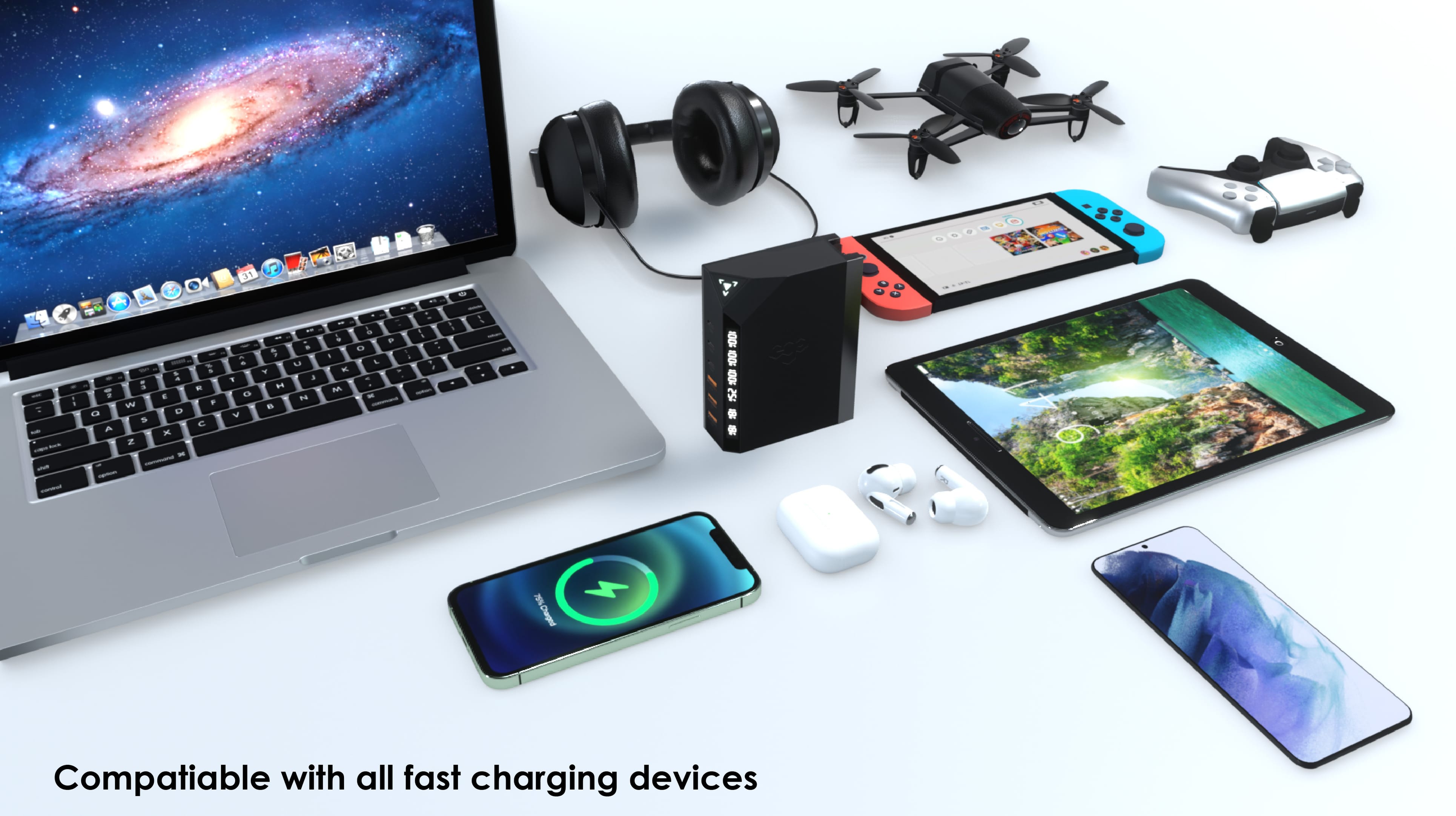 EGO Exinno+ 180W 6口 USB 充電器 - 白色 功能及使用說明 12