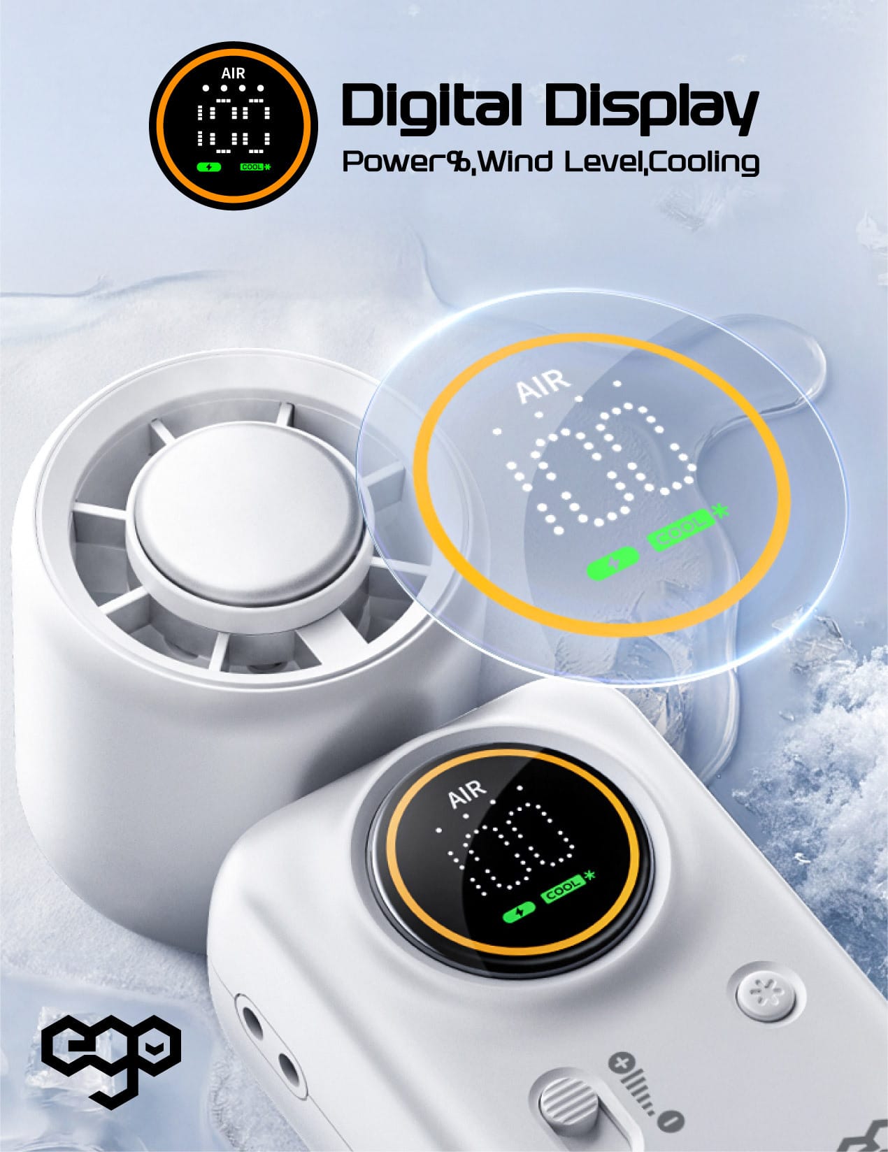 EGO HyFreeze2 Mini 迷你製冷風扇 - 黑色 功能及使用說明 06
