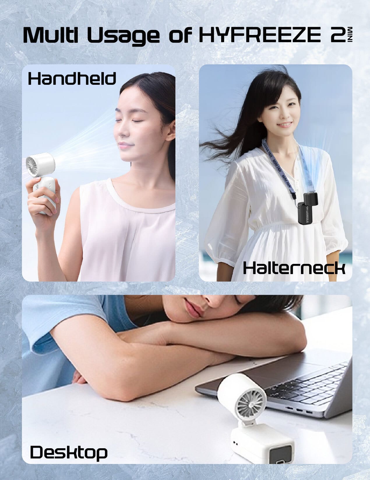 EGO HyFreeze2 Mini 迷你製冷風扇 - 黑色 功能及使用說明 07