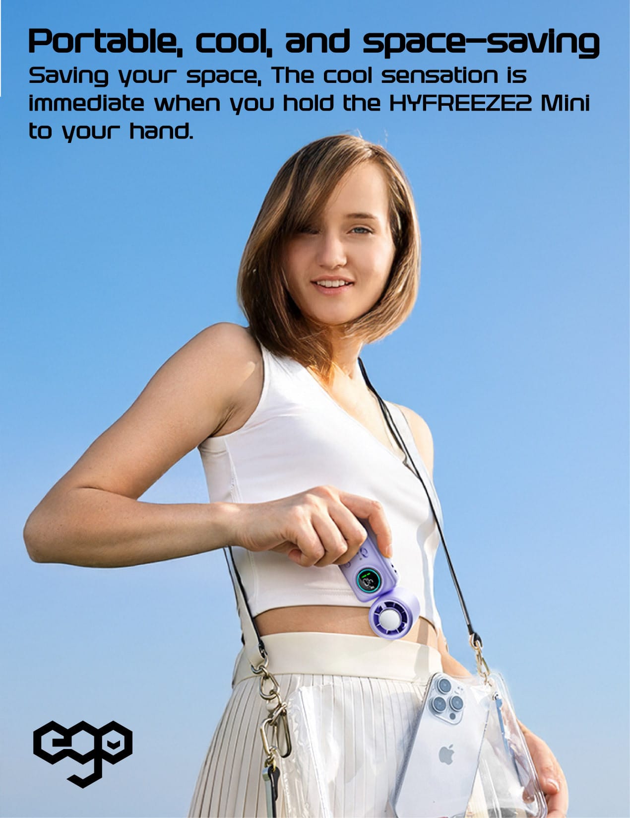 EGO HyFreeze2 Mini 迷你製冷風扇 - 黑色 功能及使用說明 08
