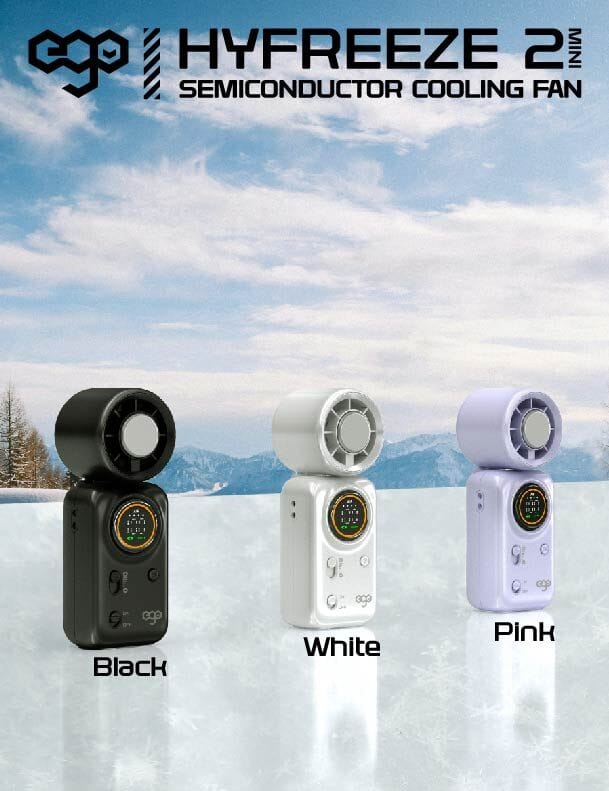 EGO HyFreeze2 Mini 迷你製冷風扇 - 黑色 功能及使用說明 10