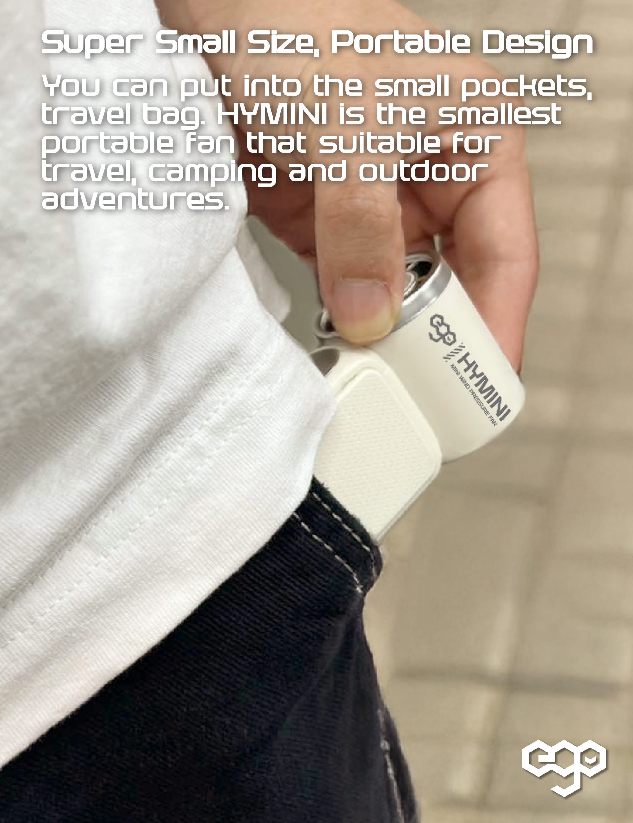 EGO HyMini 迷你手提風扇 - 灰色 功能及使用說明 05
