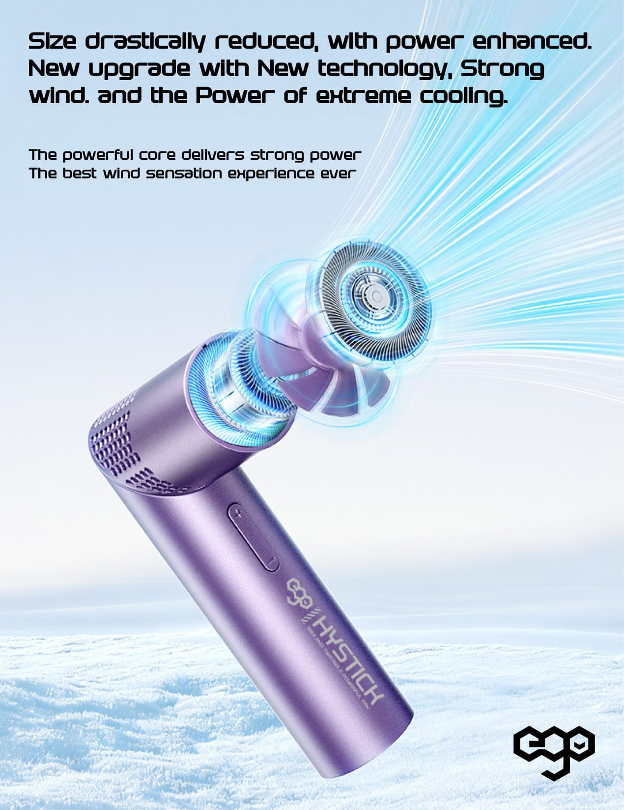 EGO HyStick 可調角度手提風扇 - 灰色 功能及使用說明 05