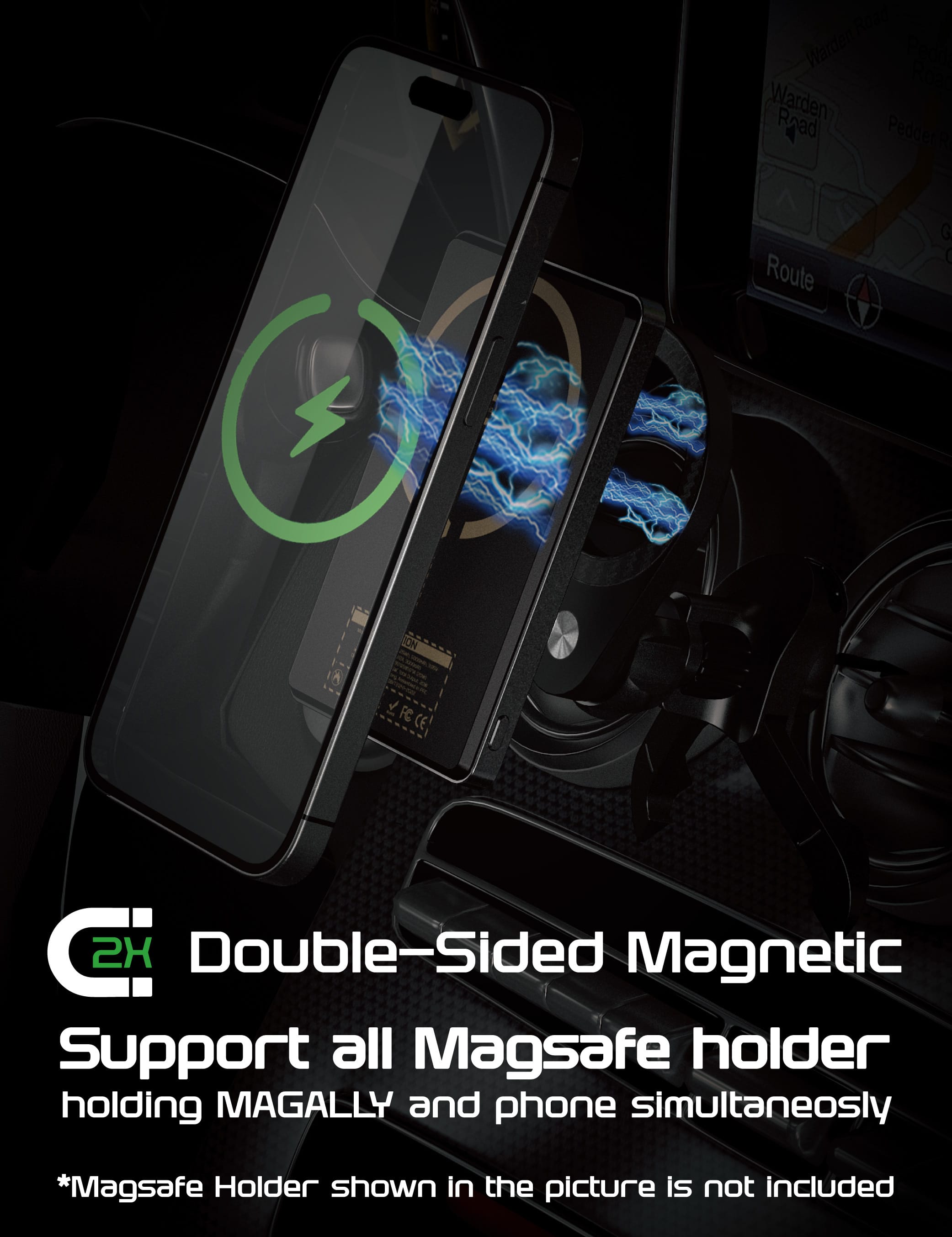 EGO MagAlly 5000mAh Qi2 雙面磁吸外置電源 - 灰色 功能及使用說明 04