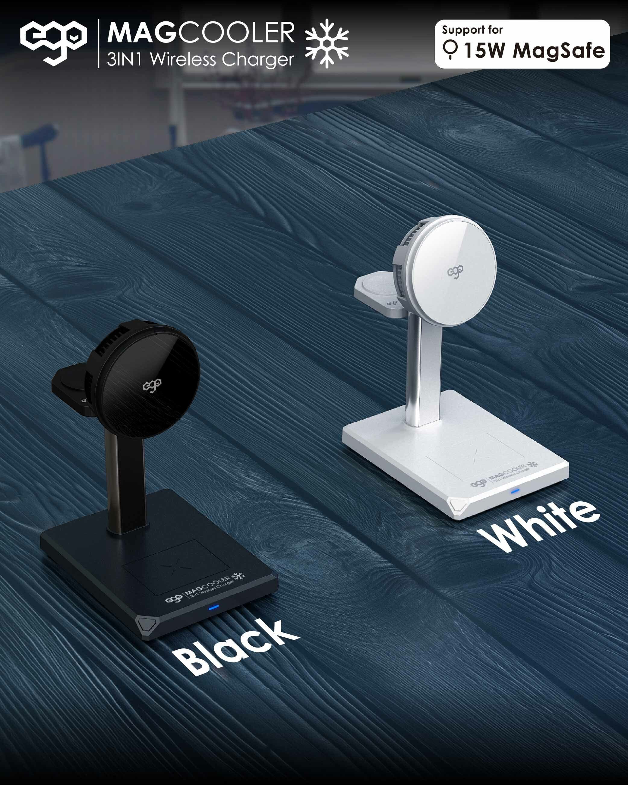 EGO MagCooler 3合1 半導體製冷無線充電座 - 白色 功能及使用說明 09