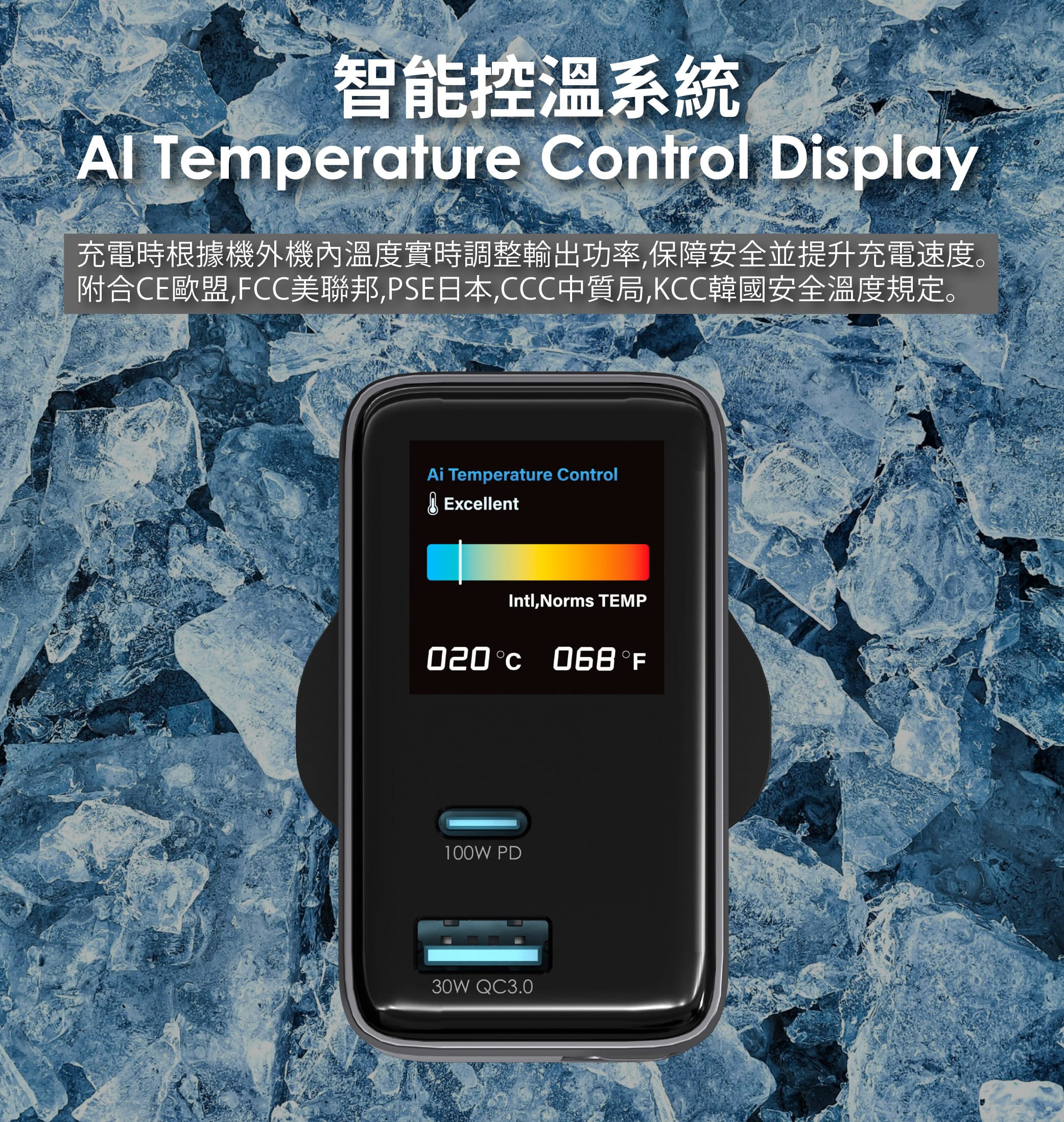 EGO Optimum GaN3 100W 伸縮線旅行充電器 - 白色 功能及使用說明 07