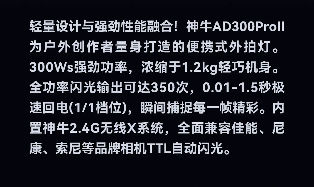 Godox AD300Pro II 圖文描述 02