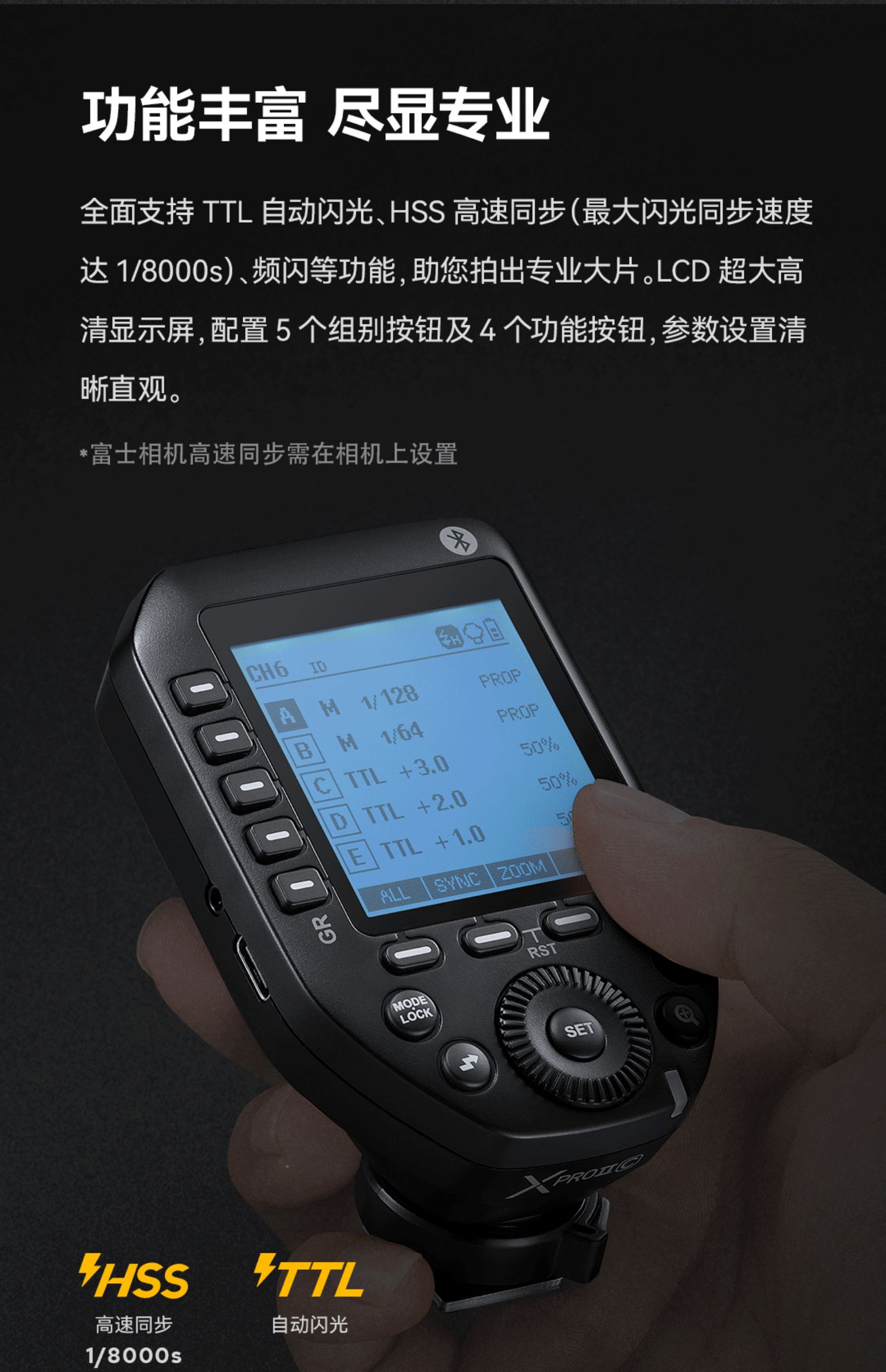 Godox 神牛XproII-S TTL Sony Trigger 二代無線引閃器