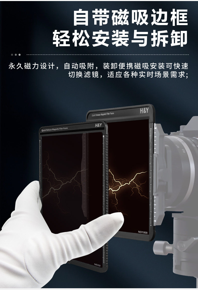 H&Y K-Series ND1000 HD MRC Magnetic Neutral Density Filter 100x100mm 方形減光鏡 圖文描述 13