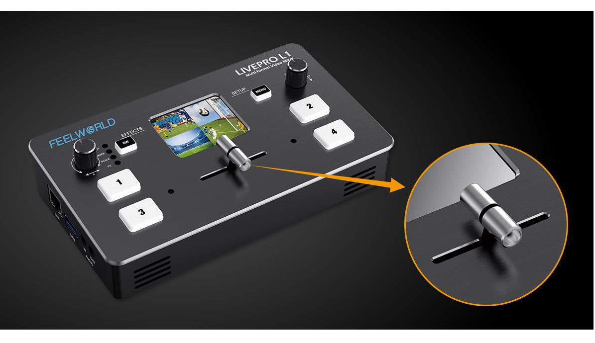 Feelworld LIVEPRO L1 Multi Format Video Mixer 直播切換台