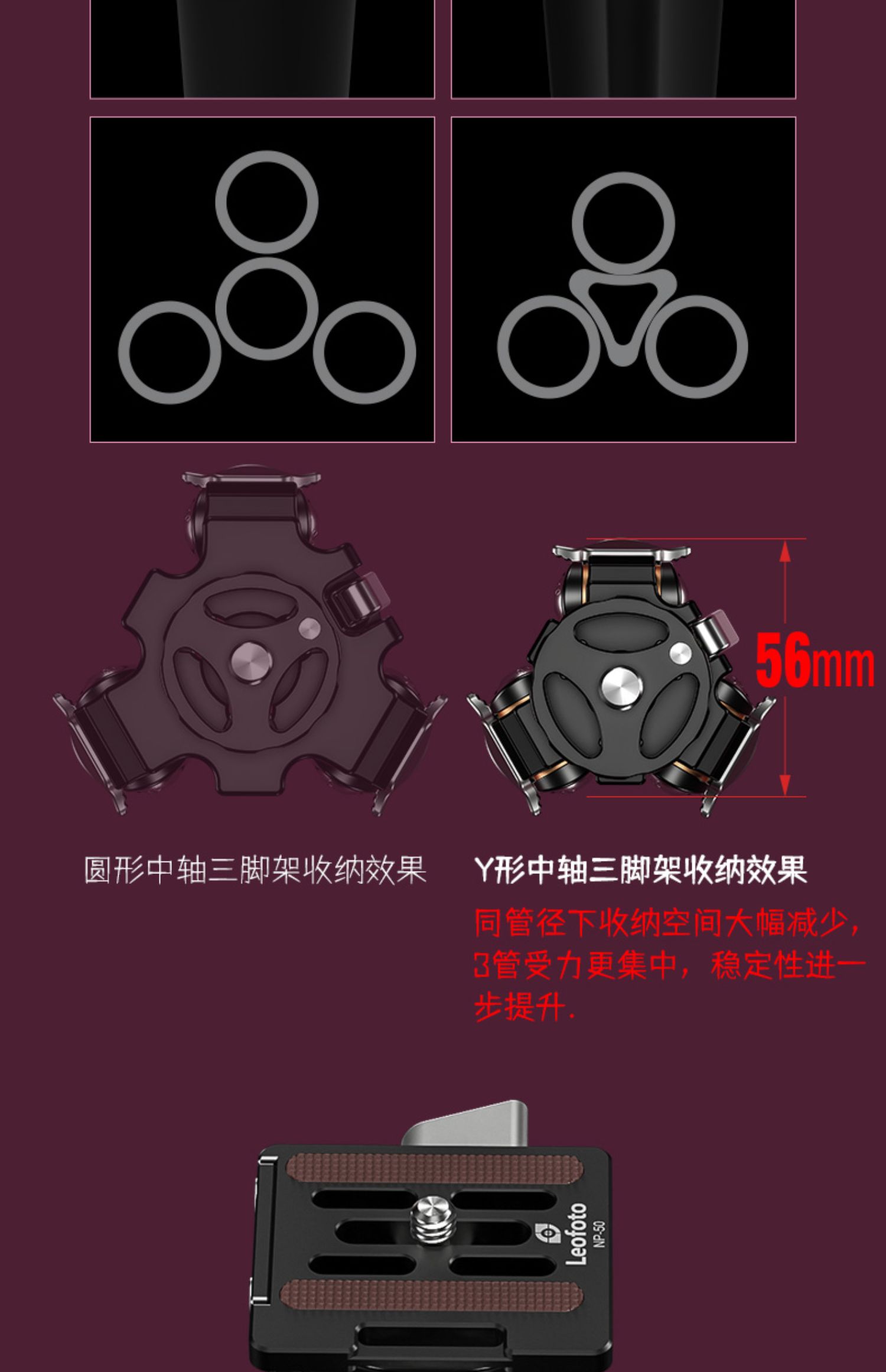 Leofoto Mr. Y LY-224C LH-25R 碳纖維三腳架套裝