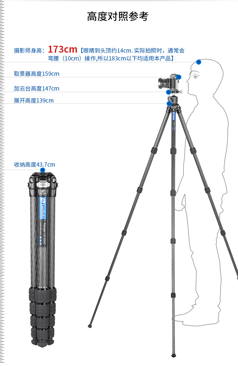 Leofoto レオフォト 三脚 LS-255C ＋XB-32Q 自由雲台 maxmedia.ba