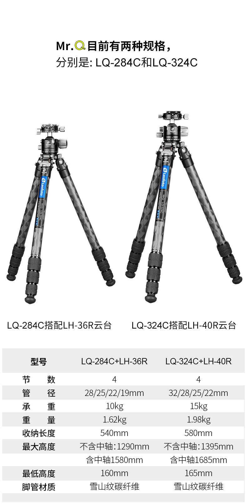 最高級 値下げ！ 新品同様!! LEOFOTO 良品 LQ-284C レオフォト +