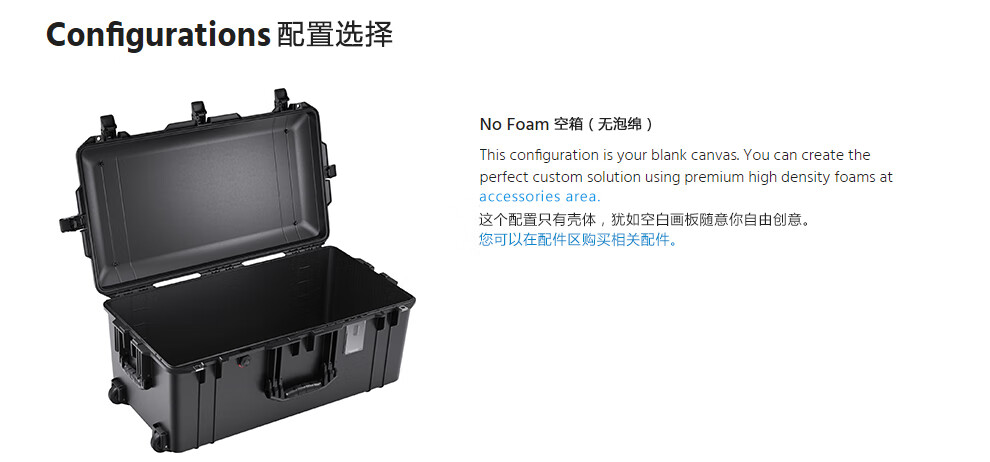 Pelican 1626 WF Air Case With Foam 圖文描述 04