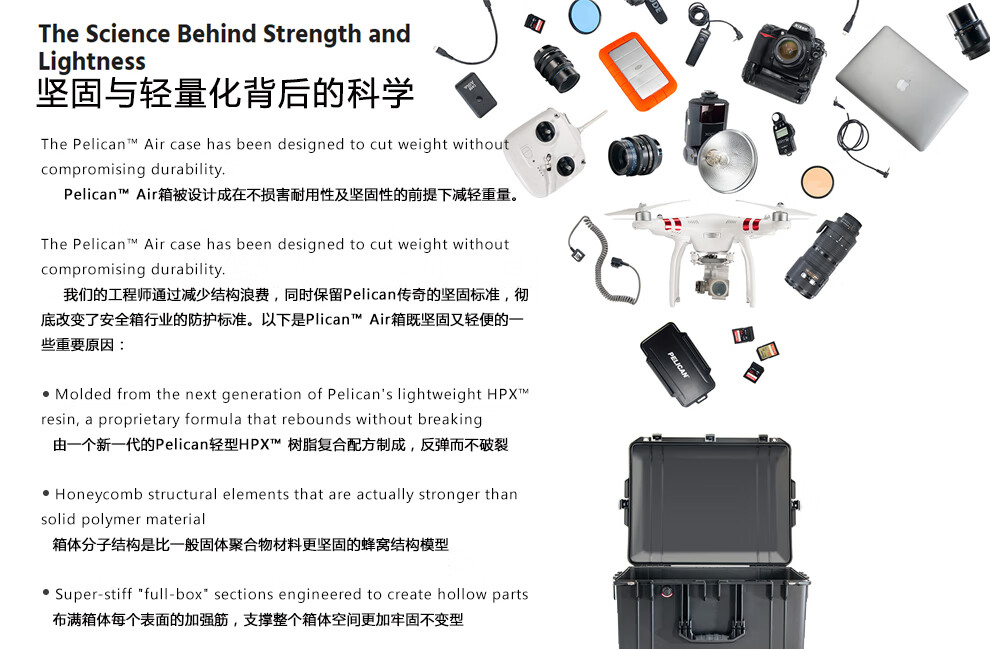 Pelican 1626 WF Air Case With Foam 圖文描述 14