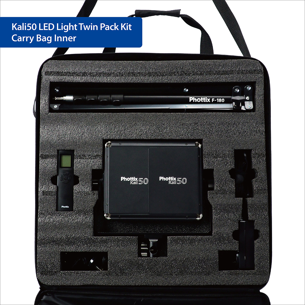 Phottix Kali 50 LED Light Twin Kit Set 雙燈套裝