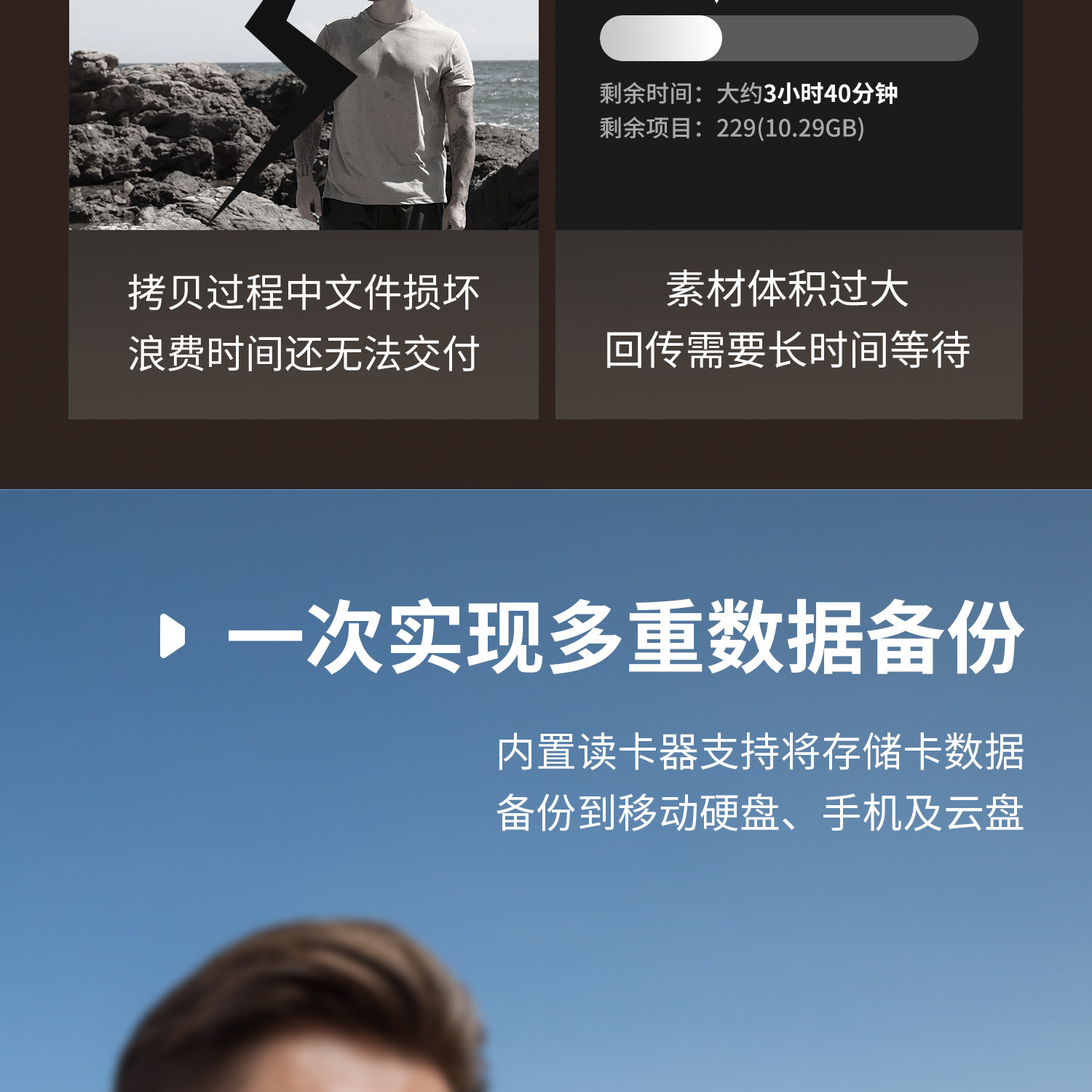SmallRig 6293 5-in-1 Multifunctional Magnetic Portable SSD 2TB 磁吸外置硬碟 圖文描述 05